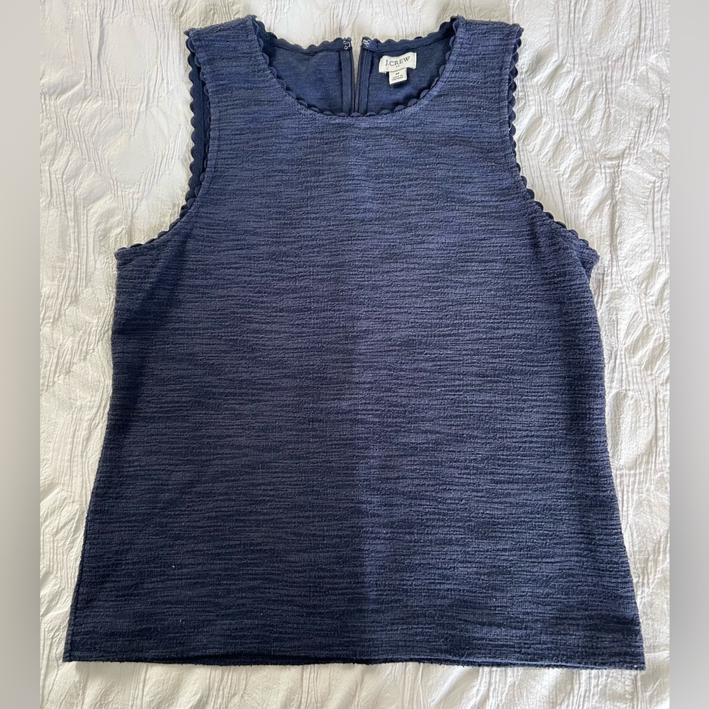 J. Crew Scalloped Knit Tank size Medium